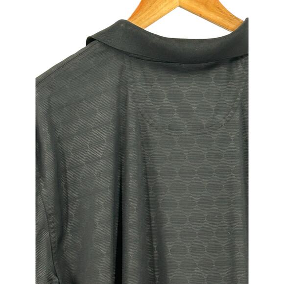 Greg Norman Golf Shirt PLAY DRY Collection Classic Blue & Black Golf Polo – XL - Picture 6 of 7